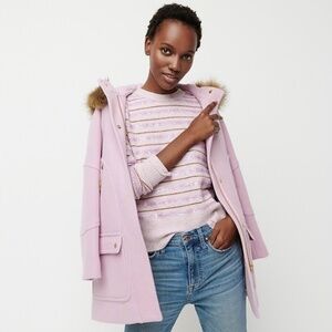 NWT J.Crew Sequin Striped Sweater in Supersoft Yarn Small